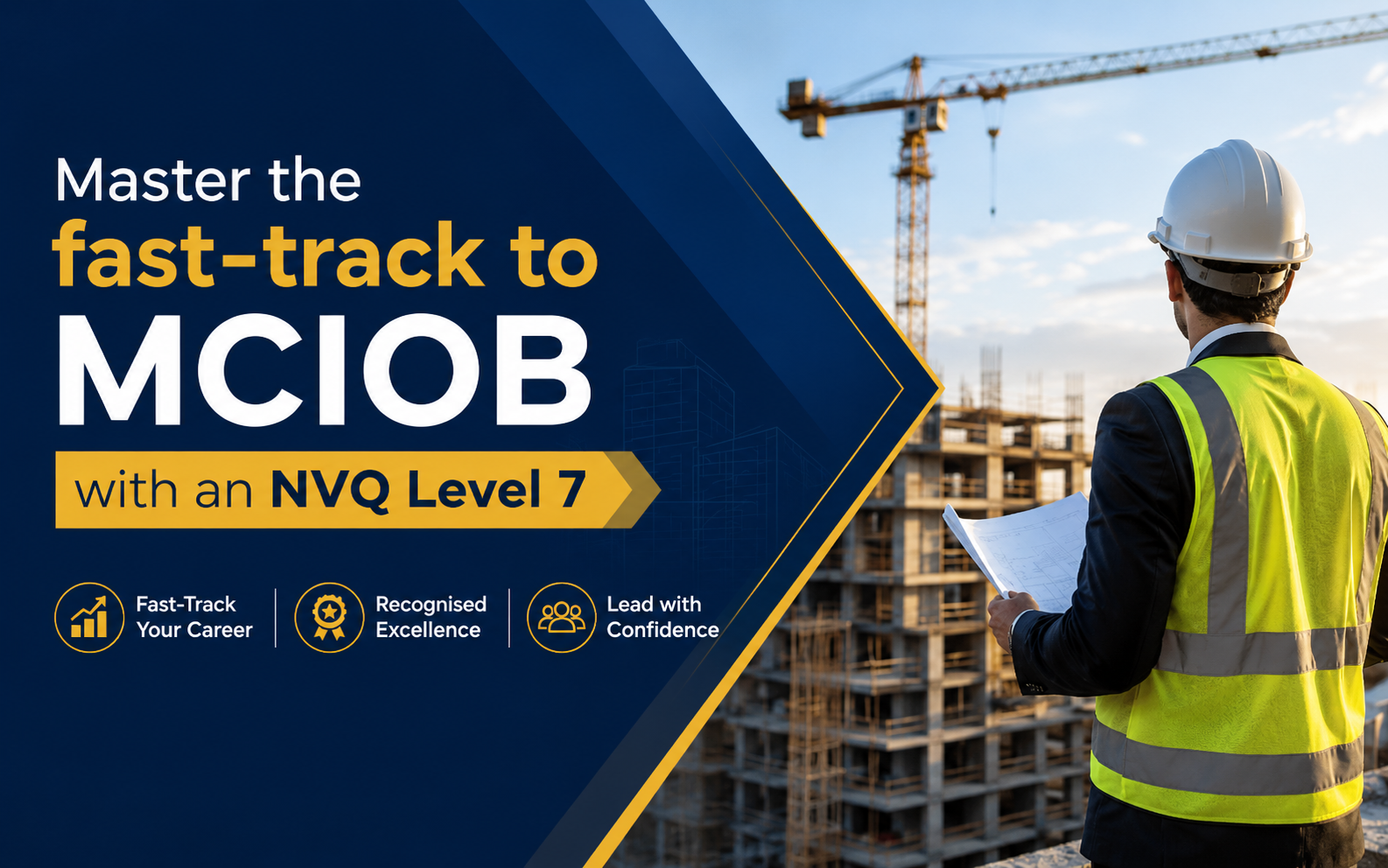 How Construction NVQ Level 7 Leads Directly to MCIOB: Step-by-Step Guide